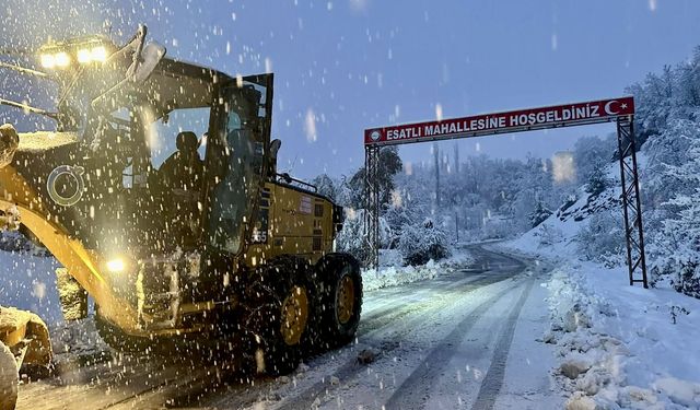 Ordu-Sivas kara yolu kar nedeniyle ulaşıma kapandı