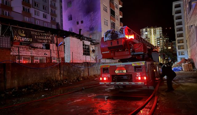 Rize'de müstakil evde çıkan yangın söndürüldü