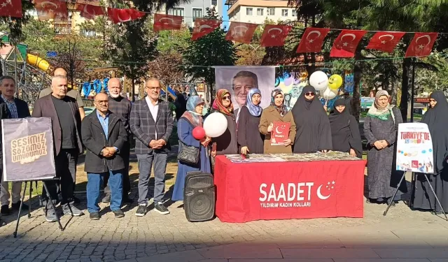Saadet Partisi Bursa'dan çocukların geleceği için çağrı