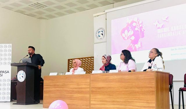 TOGÜ Erbaa Sağlık Bilimleri Fakültesinde meme kanseri farkındalık etkinliği düzenlendi