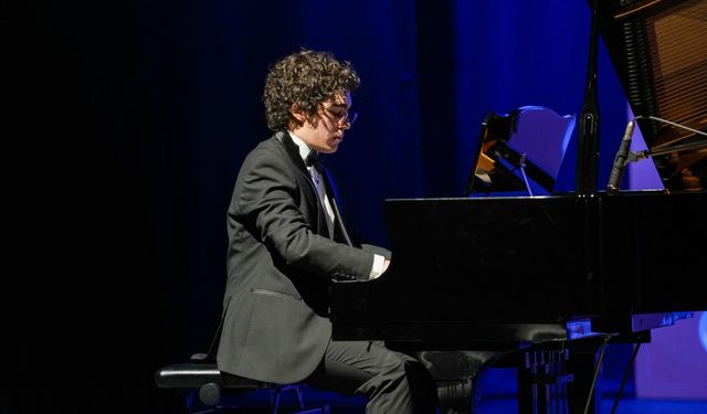 Trabzon'da piyano resitali gerçekleştirildi