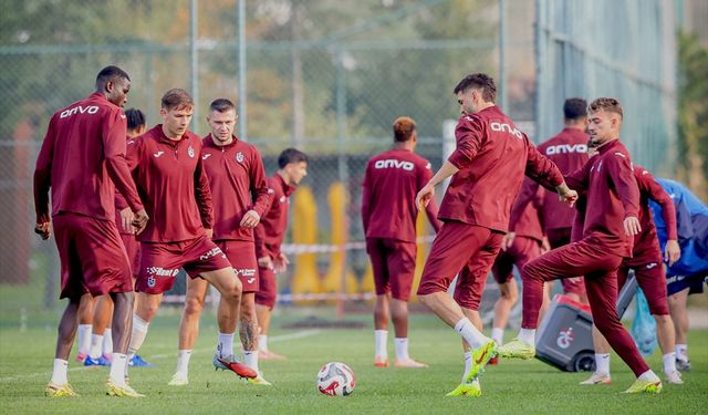 Trabzonspor, Alanyaspor maçının hazırlıklarını sürdürdü