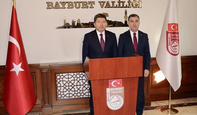 Adalet Bakanı Tunç, Bayburt'ta konuştu:
