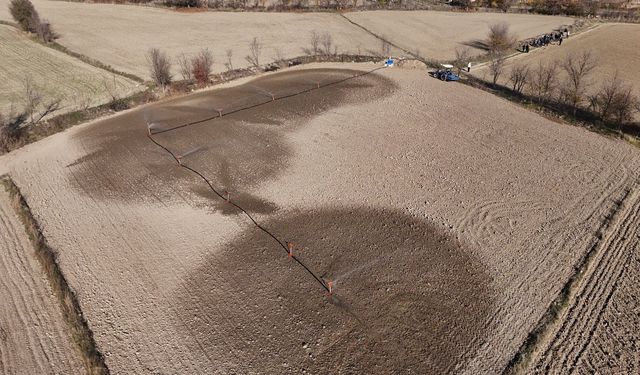 Amasya'da basınçlı sulama tesisinin açılışı yapıldı