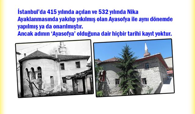 ORTA CAMİ, ‘AYASOFYA’ MI?