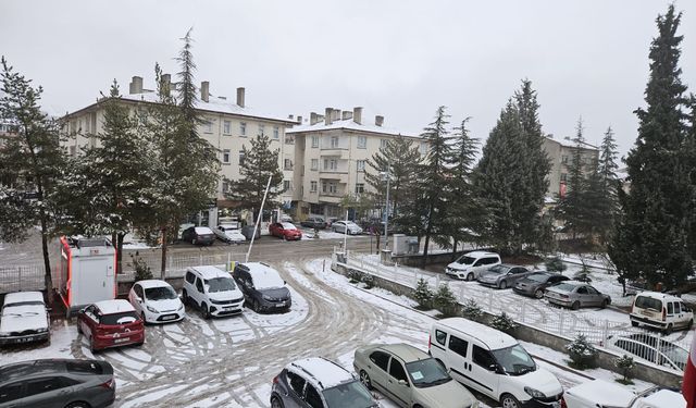 Çorum'da kar yağışı etkili oldu