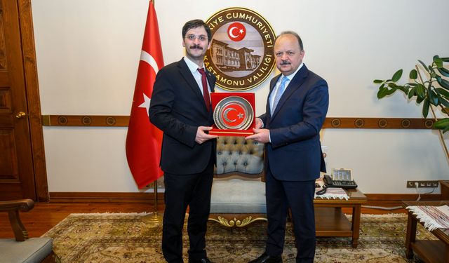 Halk Sağlığı Genel Müdürü Demirkol'dan Kastamonu Valisi Dallı'ya ziyaret