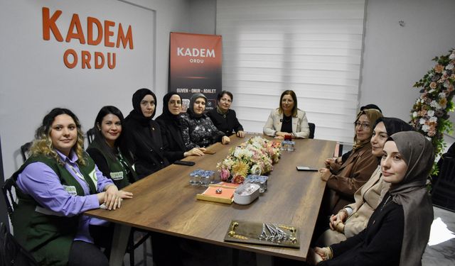 KADEM Başkanı Sarı Ordu'da il temsilciliğinin açılışına katıldı