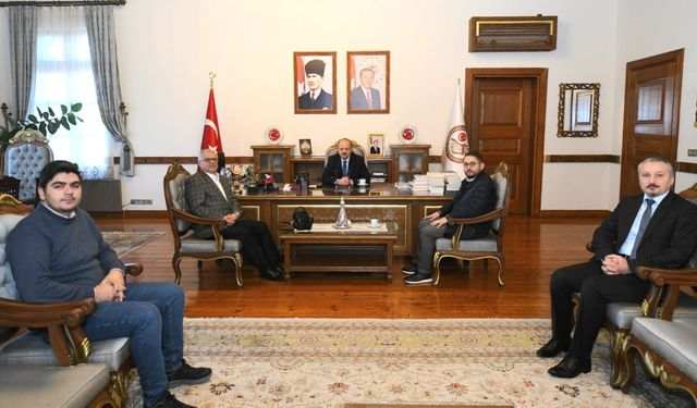 Kastamonu Gazeteciler Derneği'nden Vali Dallı'ya ziyaret