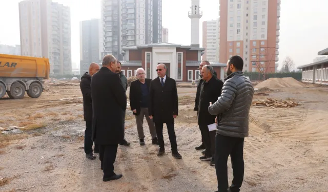 Konya Selçuklu'da Yazır Mahallesi Külliyesi'nde inceleme