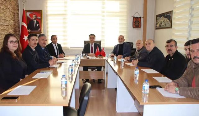 Küre'de Sosyal Yardımlaşma ve Dayanışma Vakfı Mütevelli Heyeti Toplantısı yapıldı