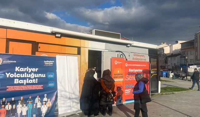 Ladik'te İstihdam ve Kariyer Merkezi mobil aracı hizmet verdi