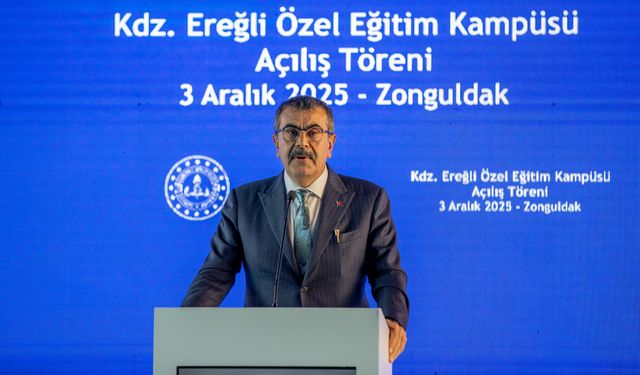 Milli Eğitim Bakanı Tekin, Zonguldak Karadeniz Ereğli Özel Eğitim Kampüsü Açılış Töreni'nde konuştu: