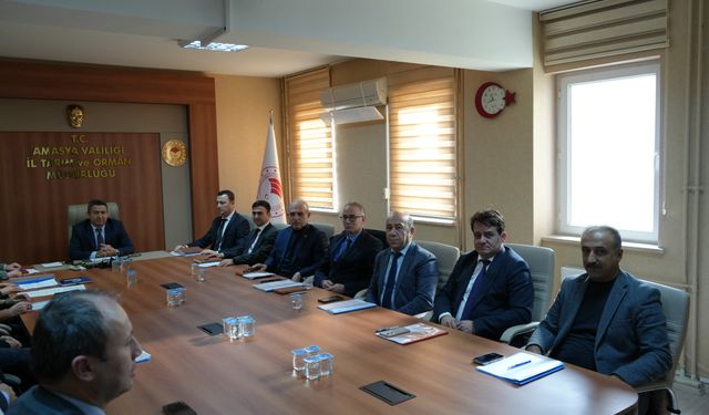 Amasya'da tarım ve orman çalışmaları değerlendirildi