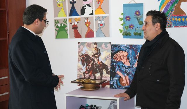 Asarcık Kaymakamı Korkmaz'dan özel eğitim merkezine ziyaret