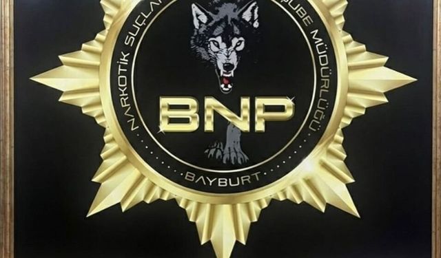 Bayburt'ta uyuşturucu operasyonunda 1 şüpheli tutuklandı