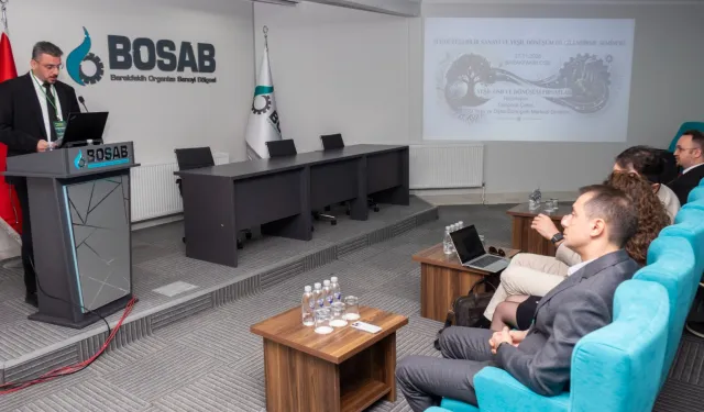 Bursa'da BOSAB sanayicisine 'yeşil dönüşüm' rehberi
