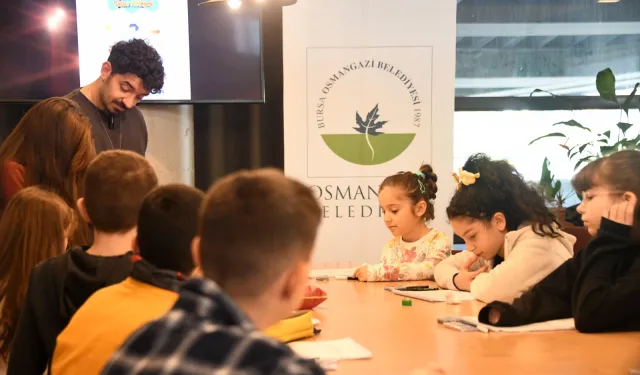 Bursa'da çocuklar Osmangazi'de sanat dolu günler yaşıyor