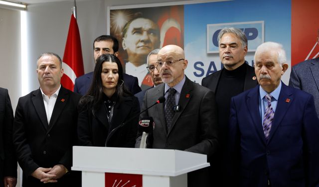 CHP Samsun İl Başkanı Özdağ basın toplantısı düzenledi