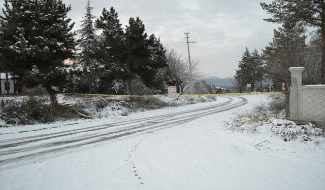 Dodurga-Osmancık kara yolunun bir bölümü buzlanma tehlikesi nedeniyle ulaşıma kapatıldı