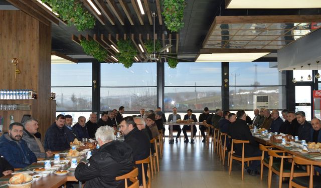 Havza OSB yönetimi muhtarlar ile bir araya geldi