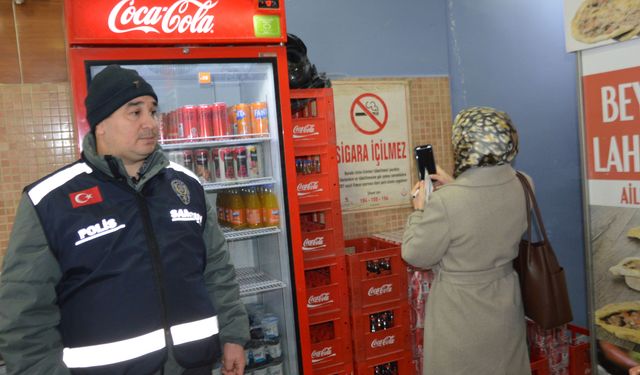 Havza'da sigara denetimi yapıldı