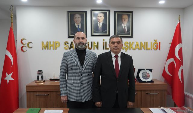 MHP Kavak İlçe Başkanlığında görev değişimi