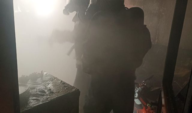 Ordu'da evde çıkan yangında maddi hasar oluştu