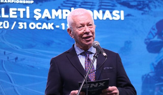 Rize'de Dünya Kar Motosikleti Şampiyonası'nın açılış seremonisi yapıldı