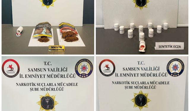 Samsun'da uyuşturucu operasyonunda 12 zanlı yakalandı
