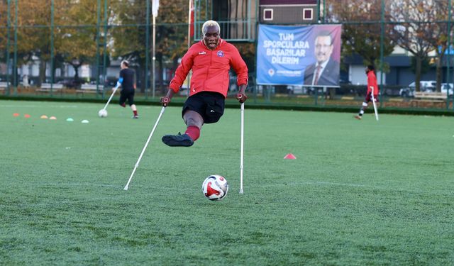 Trabzon Büyükşehir Belediyesi Ampute Futbol Takımı şampiyonluğa odaklandı
