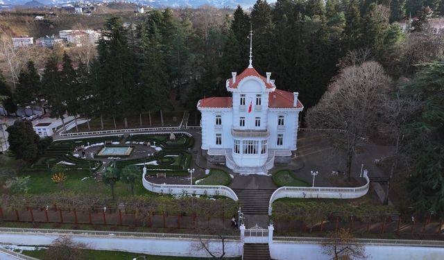 Trabzon'daki Atatürk Köşkü 2025'te 373 bin 920 ziyaretçiyi ağırladı