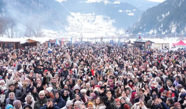 Uzungöl Kış Festivali'nde üçüncü gün coşkusu
