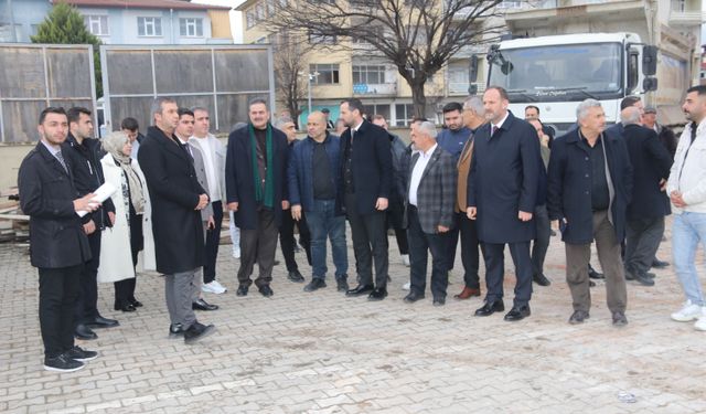 AK Parti Amasya Milletvekili İpek, Taşova'da incelemede bulundu