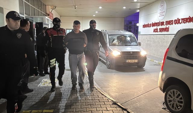 Bolu'da 'dur' ihtarına uymayan cezaevi firarisi 40 dakikalık kovalamaca sonucu yakalandı