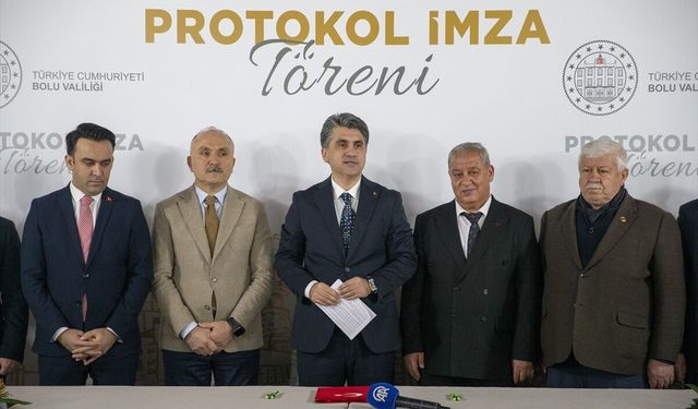 Bolu'da 'MARKA' ve 'SOGEP' destekli 17,7 milyon liralık 6 projenin sözleşmesi imzalandı