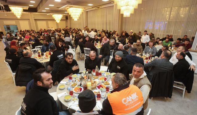 Canik Belediyesi çalışanlarına yönelik iftar programı düzenlendi