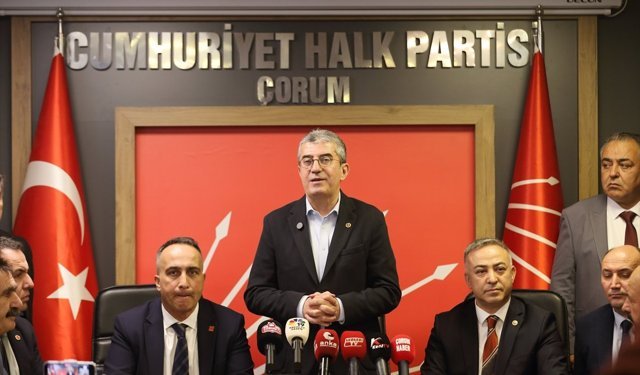 CHP Grup Başkanvekili Günaydın, Çorum'da konuştu: