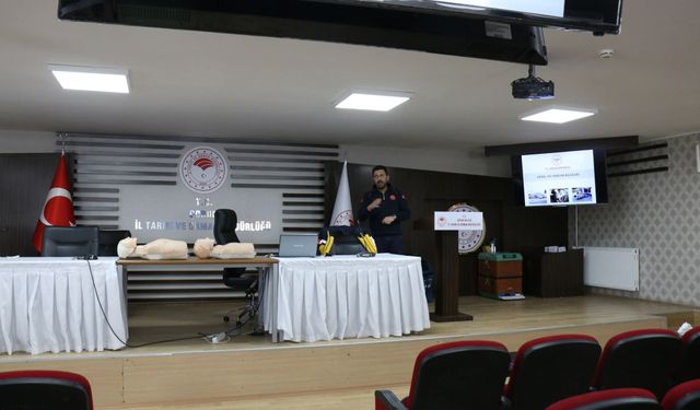 Çorum'da Temel İş Sağlığı ve Güvenliği Eğitimi düzenlendi