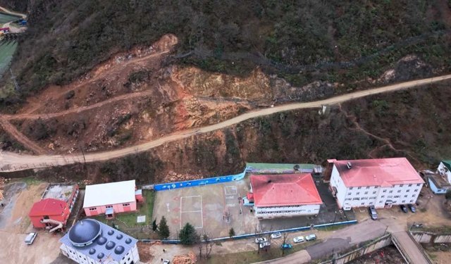 Doğankent'te heyelan riski olan bölgede çalışma yapılacak