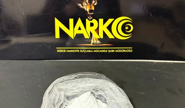 Düzce'de uyuşturucu operasyonunda 2 şüpheli tutuklandı