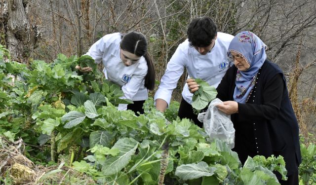Geleceğin şefleri yöresel lezzetlerin tarladan sofraya inceliklerini öğreniyor
