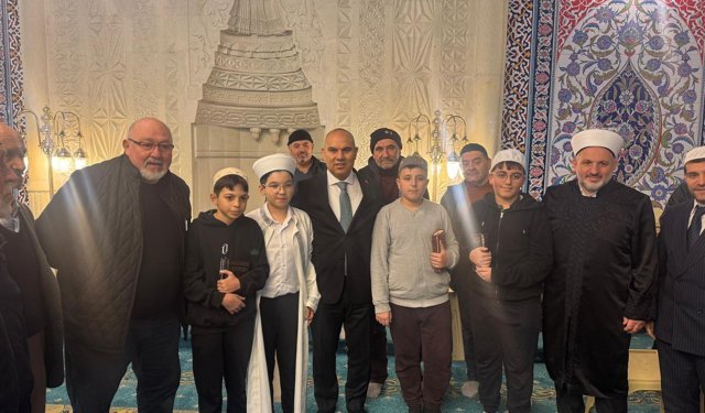 Giresun Valisi Koç, genç hafızlarla bir araya geldi