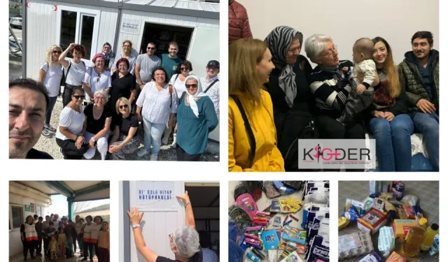 KİGDER deprem bölgesinden elini çekmedi