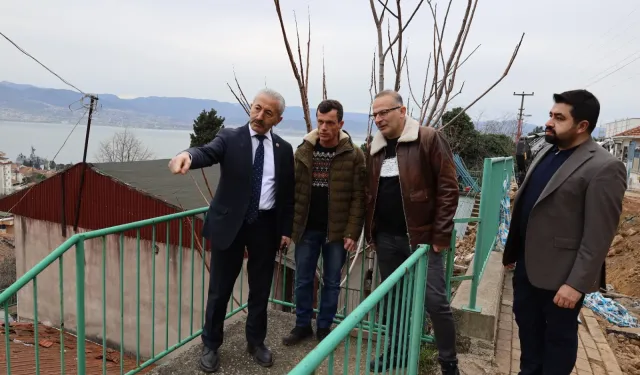 Kocaeli İzmit'te mahallelere yakın takip