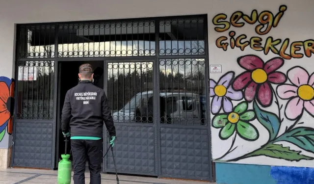 Kocaeli'de 689 okula sağlık için ilaçlama