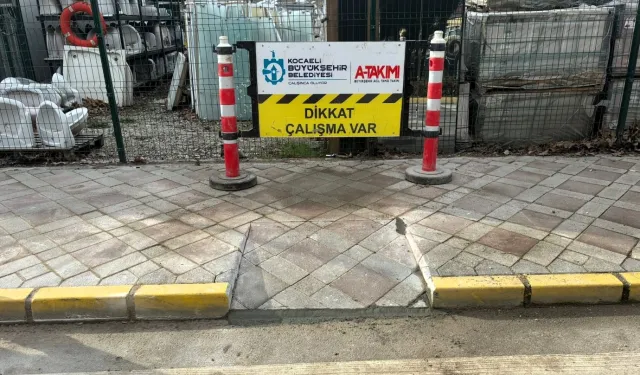 Kocaeli'de engelli rampalarıyla özel bireyler daha rahat