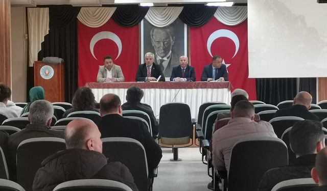 Merzifon'da Eğitim Kurumu Müdürleri Toplantısı yapıldı