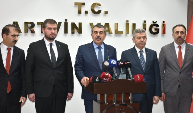 Milli Eğitim Bakanı Yusuf Tekin, Artvin'de konuştu:
