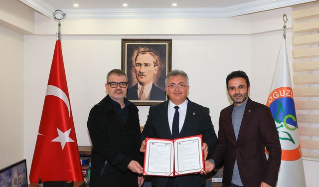 Oğuzlar Belediyesi ile bir firma arasında iş birliği protokolü imzalandı